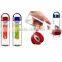 BPA Free 600ml Travel sports water bottle fruit plastic water bottle infuser