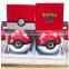 portable poke ball power bank 12000mah pokeball power charger with projection function
