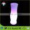 LED color changing decoration waterproof plastic round flower pot