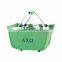 Wholesale Boutique Easter Basket Monogrammable Mini Canvas Market Tote