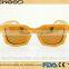 Custom square blue canada maple wood skateboard wooden sunglasses