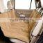 Deluxe waterproof personalized Luxury dog seat cover,Beige