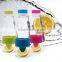 Custom Unbreakable Glass Water Bottle Lemon Cups Eco Fruit Infuse Glass Tea Infuser Cup