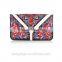 Top quality women evening bags genuine leather embroidery bag