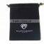 wholesale cheap promotional custom logo printed black gift bag