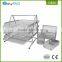 2 color iron mesh office / school desk organizer file holder letter tray pen holder notepad tray