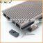 Anti-cracking good price wood plastic composite decking for outdoor wpc decking