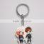 Professional custom male and female lover keychain