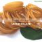 4cm Brown natural Elastic Rubber Band / Promotional Customized Latex rubber band for packaging and vegetable