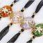Flower type Oval Shape Glass Aromatherapy Essential Oil Diffuser Bracelet