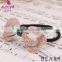Nice acrylic resin bow scrunchie baby and girls scrunchie hair accessories