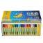 Hot sale washable children mini 6 colours wax crayons, non toxic oil drawing pastels color pen set for kids