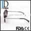 Custom made fashion design driving aviator wood sunglasses