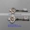 Fashion New Lucky Clover Key&Lock Keychain Couple Valentine's Day Gift