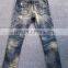 Custom High quality vintage wash distressed Japanese selvedge jeans denim selvedge denim jeans (LOTV022)