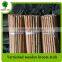 Top quality varnished wooden broom and mops handle stick with smooth surface