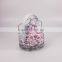 Pink Decal Printing Flower Enamel Tea Kettle Whistling