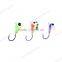 different types wholesale rain drop tungsten ice fishing jigs