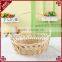 S&D eco-friendly 100% hand made poly rattan wicker gift basket with handle