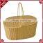S.D handmade durable high quality oval shaped handing gift basket