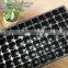 China Manufactory Black Plastic Vegetable Nursery Seed Starting Tray With 72 Cell Rooting Plugs Ready to Plant Seed Tray