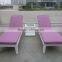 Modern design outdoor furniture rattan chaise lounge (CF698L)