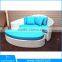 Contemporary outdoor furniture coastal rattan sunbed