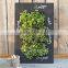 wooden chalkboard wall planter