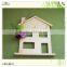 laser engraved house shape pine wooden key rack holder