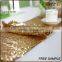 best quality Luxury rectangale square quilted sequin table runners