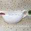 Stocked tableware wholesale ceramic sauce boat