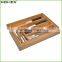 Kitchen Helper High Quality Bamboo Expandable Cutlery Tray& Organizer /Homex_Factory