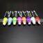 Rainbow highlighter, wonderful fluorescent marker pen, Save to skin and body, bright and easy to clean.