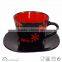 Ceramic coffee cups and saucers,stoneware wholesale coffee cup and saucer,personalized tea cups & saucers