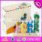 Hot sale preschool intelligent stacking blocks wooden toy blocks for toddlers W13D095