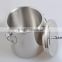 FDA cetification stainless vacuum larger ice bucket with lid