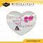 Heart Shape Solid Color 100% Melamine Plate