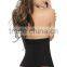 New arrival skin color transparent high waist butt lift shapers corset with zipper by the side