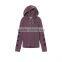 Wholesale 100% Cotton Woman Quarter-zip Sweatshirt Hoodie