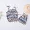 2017 Sweet Girls summer 2ps set Bohemian Style spaghetti strap suit