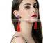 Fashion Shiny Rhinestone Colorful Long Tassel Dangle Earrings