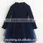 The new autumn and winter children 's clothing girls' long - sleeved lace dress