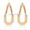 Red semi-precious luxury crystal pendant earrings fashion style women loved stud earrings wholesale 2016