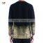 Men's fashion Gold and Silver foil print Pullover Sweater design