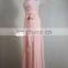 Formal Wear Scoop Neckline Cap Sleeve Bow Real Sample Full Length Party Women Evening Dresses Gown