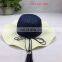 2015 Latest Arrival straw hat with custom printed logo for promotion