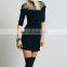 CHEFON Delicate lace trim year wholesale bodycon dresses plus size