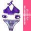 Cheap Sexy Wrap Halter Bikini Set Top For Women