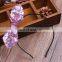 Hot sale cute sequin knot bowknot 1cm satin Headband for kids