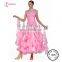 Pink and woman ballrooom dance wear 2015 B-10174
